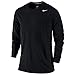 NIKE LEGEND DRI-FIT POLY LONG-SLEEVE CREW (MENS, BLACK) - L
