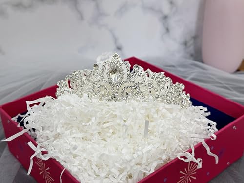 image for JETKONG 3 Pcs Bachelorette Party Decorations Bridal Shower Crown, Brid