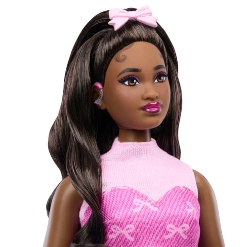Barbie Deluxe Style Puppe im #10 Pink Jeanskleid – Ansicht 2