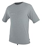 O'Neill Men's Hybrid UPF 50+ Short Sleeve Sun Shirt, CoolGrey,Large