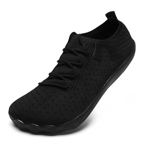 Barefoot Shoes Men Wide Toe Box Running Zero Drop Grounding Non Slip Sports Trail Athletic Footwear Walking Workout Lightweight Outdoor Casual Fashion Sneakers