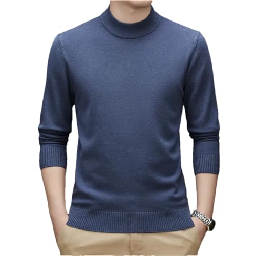Autumn Winter Men's Thick Turtleneck Sweater Classic Fashion Casual Warm Pullovers Warm Knit Sweater