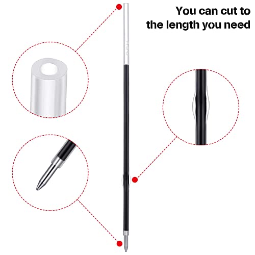 30 Pieces Pen Refills Ink Pen Refills Ballpoint Pen Refills Replacement Ballpoint Black For Retractable Pens Office College School Supplies (Blue,0.7 Mm) #TOP2