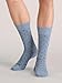 Ted Baker Men's 3 Pack Pattern Crew Dress Socks, Blue, OS