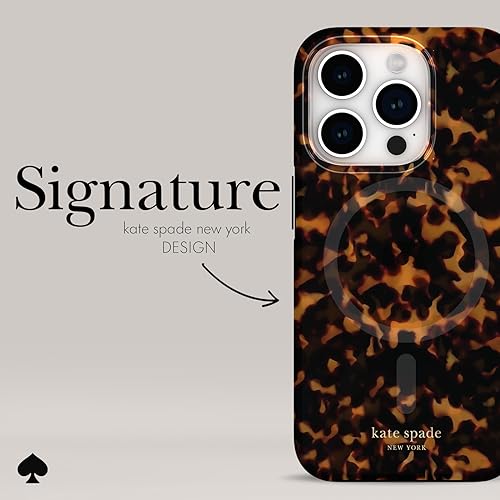 kate spade new york iPhone 15 Pro Case, Compatible with MagSafe - Tortoiseshell by kate spade new york - Image 4