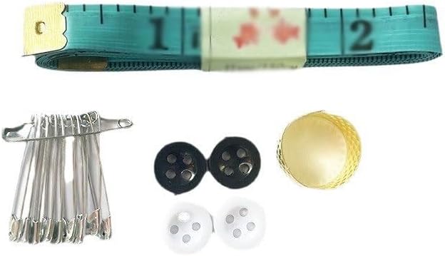 MVNOIRE Plastic Small-Sized Portable Multi-Functional Sewing Kit Needle Thread Bag Cross-Stitch Set Tools