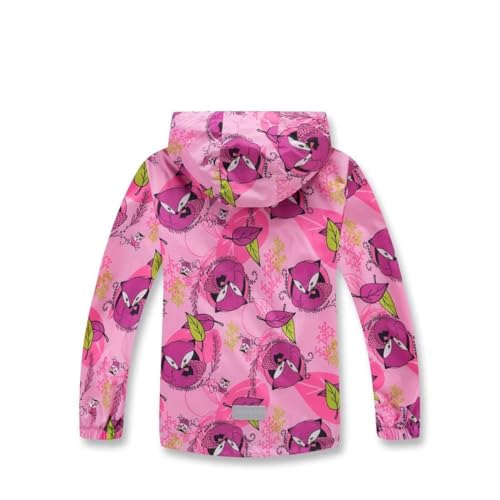 Image of Kids Lightweight Rain Jacket Boys Girls Hooded Raincoat