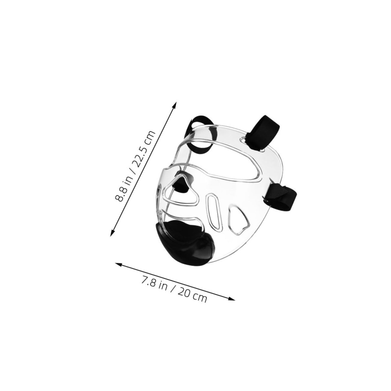 Maschera Protettiva per Viso per Allenamento e Karate Allenamento Karate Leggera e Portatile per 2 Pezzi Schermo Staccabile in Plastica Rinforzata Taekwondo