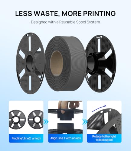 Image of JAYO PLA 3D Printer Filament Bundle 1.75mm 10-Pack 11kg Reusable Spool | Black, White, Gray, Transparent and 6 Transparent Colors, ±0.02mm Accuracy, Vacuum Sealed
