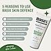 Basix Skin Defence Repair Cream (Twin Pack) Kigelia African Sausage Tree Soothes Eczema Psoriasis Dermatitis Acne Natural Ingredients for Dry Itchy Skin Lemon Ginger Plum Rosemary Vitamin E Rose Aloe