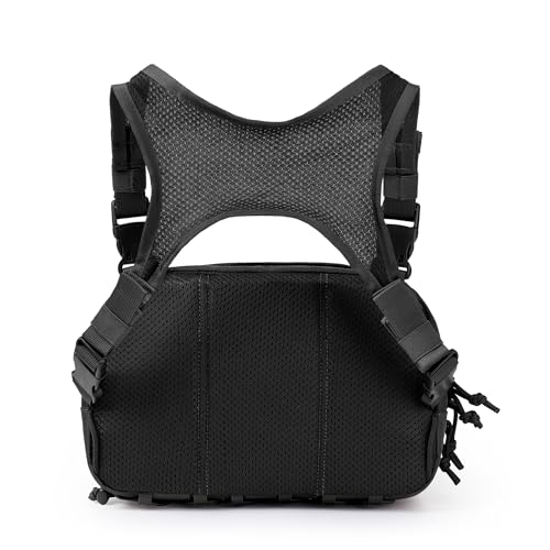 Mardingtop Taktische Brusttasche Molle weste Pouch Chest Rig für Outdoor-Abenteuer, Radfahren