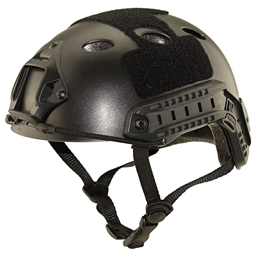 HYFAN Airsoft - Cascos tácticos rápidos, estilo PJ, ventilación, versión rápida, equipo de...