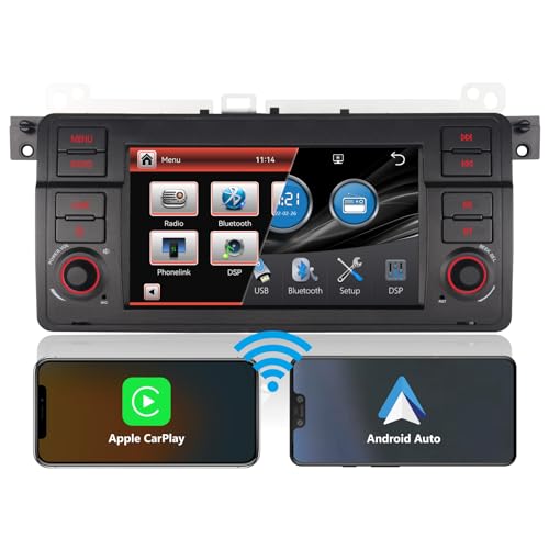 Autoradio Mit Bluetooth für BMW E46 3er 1998-2005 Radio Bildschirm