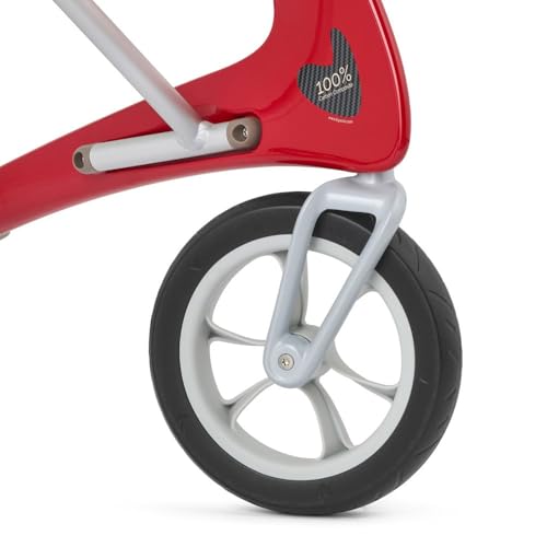 Image of byACRE Carbon Ultralight Rollator Walker, 10.6 lbs, Strawberry Red, Regular