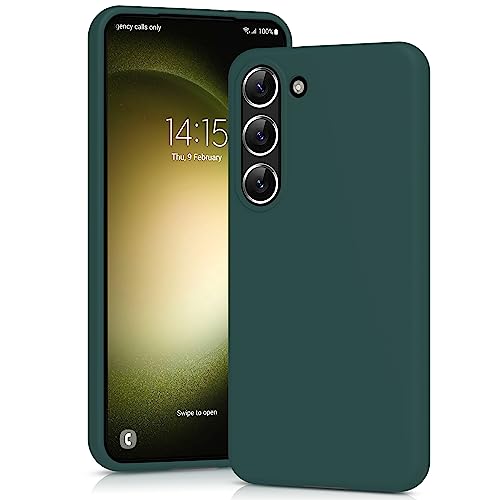 YATWIN für Samsung Galaxy S23 5G Hülle, Premium Silikon Handyhülle mit Kameraschutz, Seidig-Weicher Berühren Ultra Dünne...