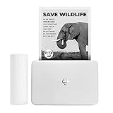 Portable Travel Printer-Wireless Thermal Printer Compatible with iOS Android Window for Printing Sticker, Logo,Label,Receipt,Photo,300dpi Grayscale Printing Mode