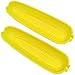 Chef Craft Corn Cob Dishes | 9.25-Inches Long | 2-Pack