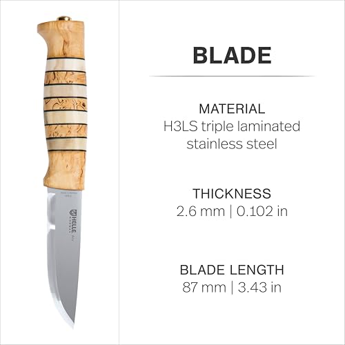 Helle Messer Helle Norway Unisex Outdoormesser aus Dreilagenstahl, Bild 4 von 6