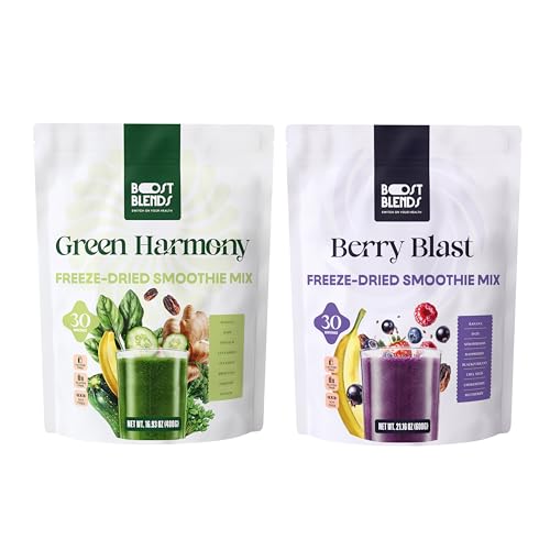 Boost Blends Smoothie Variety Pack – 2 Delicious Flavors -