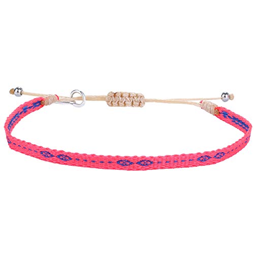 KANYEE Handgewebte gestapelte Wickelarmbänder Filigran Mehrfarbige Freundschaftsbänder Neuheit Schmuck -02A Cover
