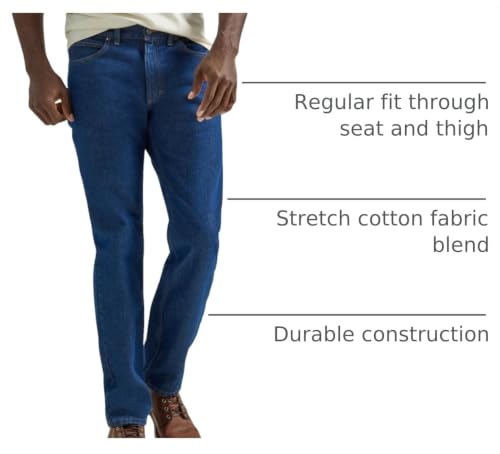 Lee Men's Legendary Regular Straight Jean, Pepper Prewash, 34W x 29L by Lee - Used condition - US$34.77