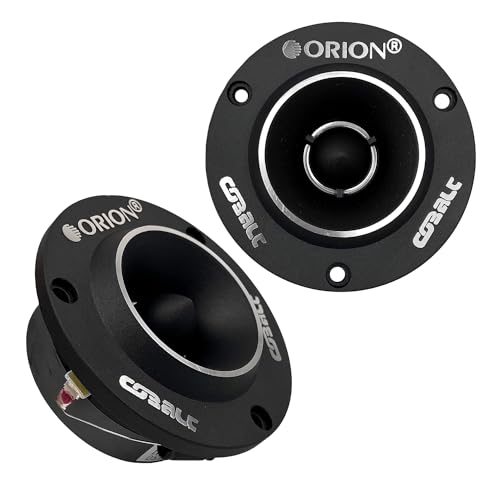 ORION Cobalt Series CTW150 3.8” Super Bullet Tweeter | Aluminum Diaphragm, 1” Voice Coil, 65W RMS, 260W Max, Built-in Crossover - Pro Car Audio Sound System Tweeter (Pair)