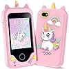 Kids Phone for Girls Boys, Touchscreen Toddler Smartphone Learning Toy, 3-10 Year Old Christmas Birthday Gift, Play Cell Phone With Camera, Games, Music, 8GB Card