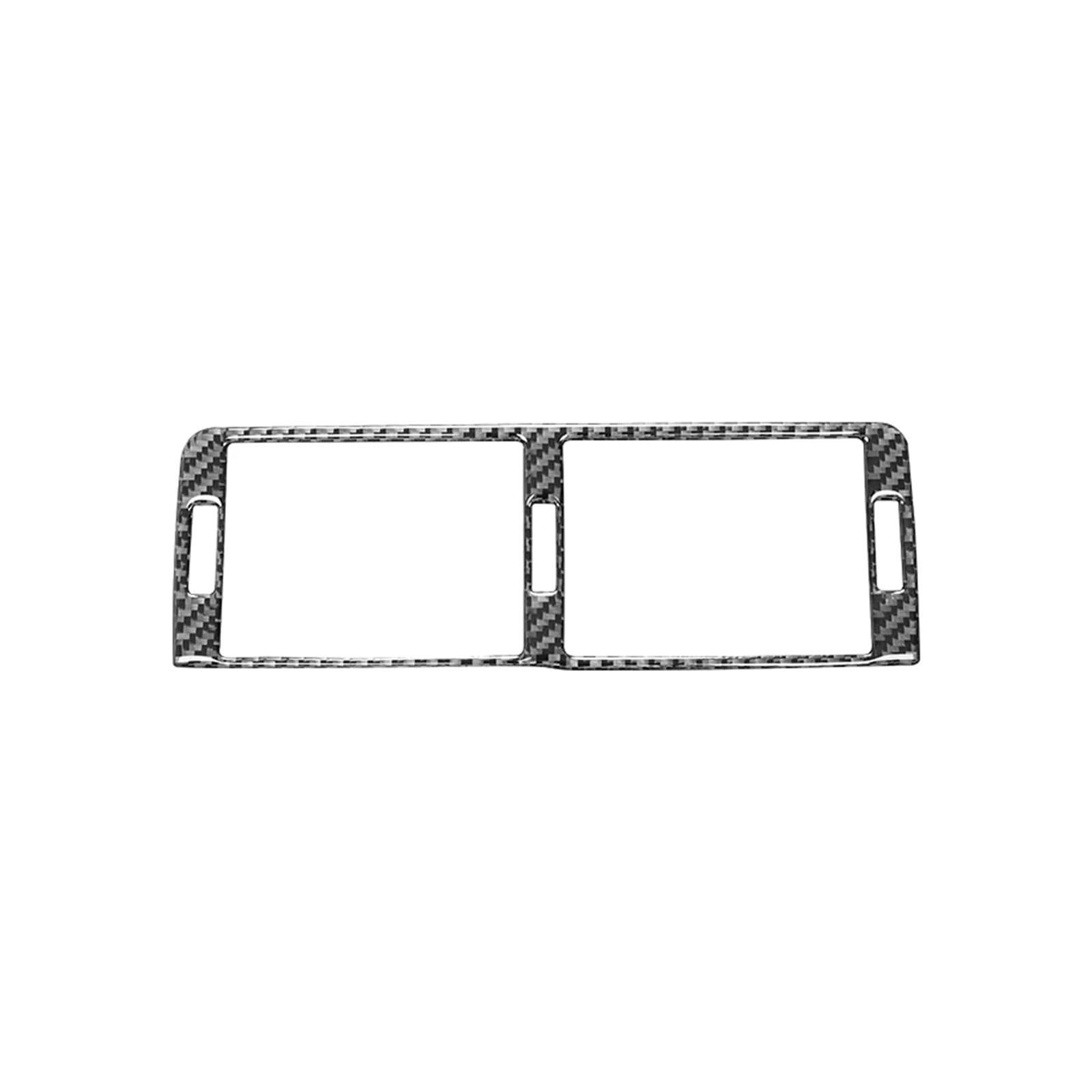 for BMW for 3 Series E46 1999-2004 Car for Dashboard Panel Central Air Outlet Decoration Frame Cover Stickers Interior Trim Cover Panel(Black)