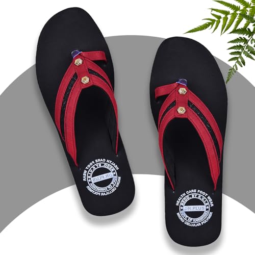 Image of DR PLUS Women's Healthcare, Diabetic and Orthopedic MCR /MCP Footwear /Sandals /Slipper /Chappal