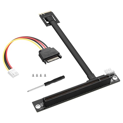 Câble M.2 NGFF Key A+E vers PCIe X16 pour résoudre le manque de ports sur carte M2 2230
