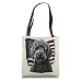 American flag Golden doodle Dog Portrait Tote Bag