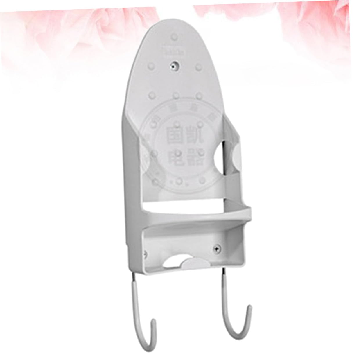 Alipis Wandmontierter 133x294mm aus Stahl Bügelbrettständer mit Starken Haken Pbt Kunststoff Halterung Zufällige Farbe für Bügelbrett für Zuhause und Hotel