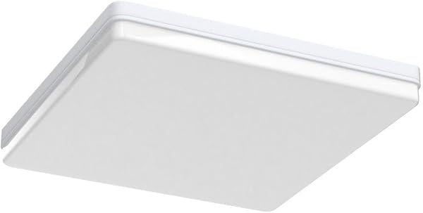 EASY EAGLE LED Lámpara de Techo 48W 4800LM Moderna Cuadrada Plafón Luz Led 6500K Lámpara Panel IP44 Impermeable para Baño Sala Dormitorio Cocina Oficina Comedor Ø30CM - 4
