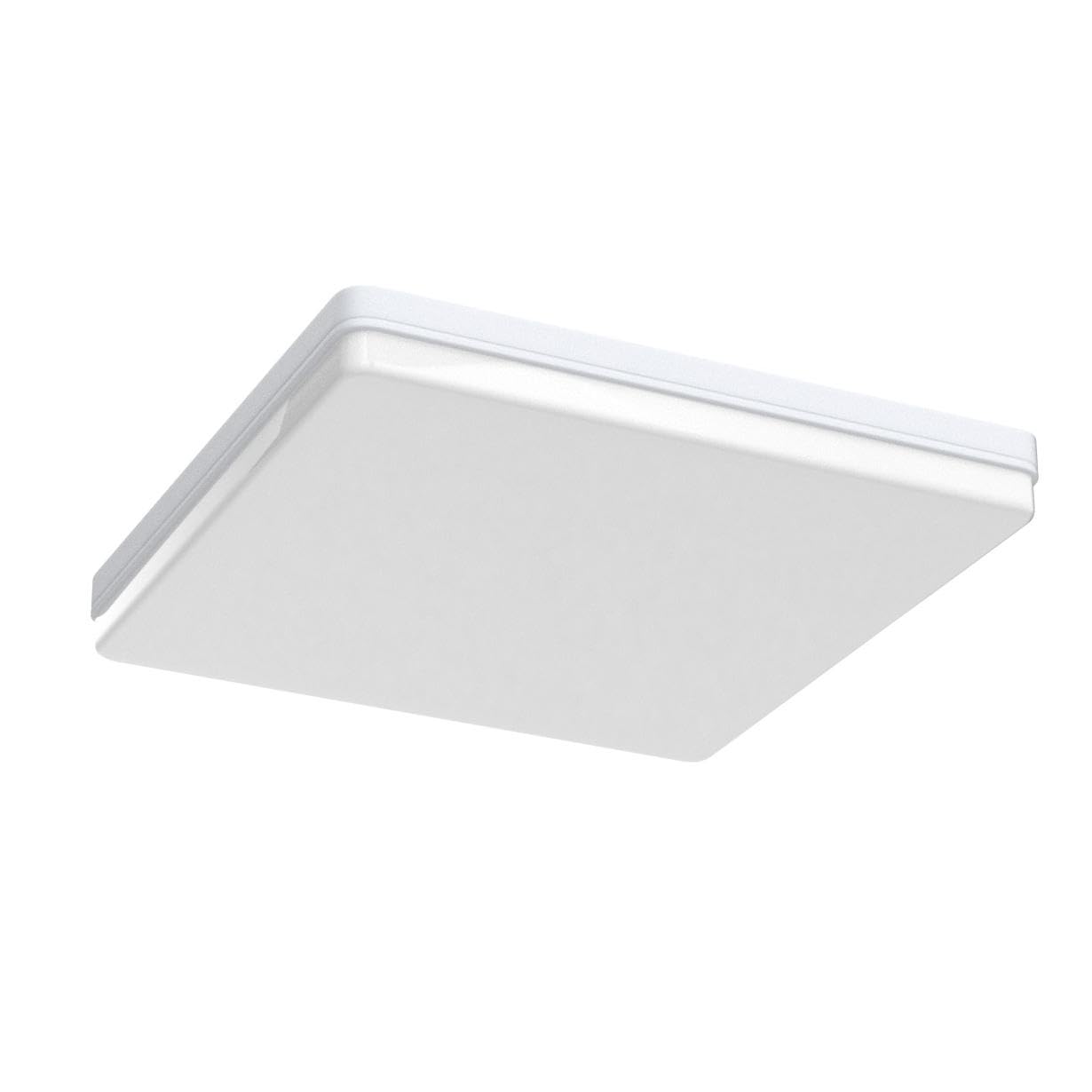 EASY EAGLE LED Lámpara de Techo 48W 4800LM Moderna Cuadrada Plafón Luz Led 6500K Lámpara Panel Impermeable para Baño Sala Dormitorio Cocina Oficina Comedor Ø30CM