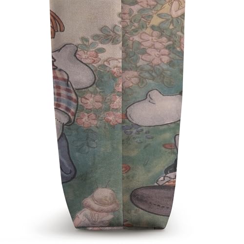 Bolso Tote Raggedy Ann & Andy en el Jardín de Flores miniatura 3