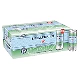 S.Pellegrino Sparkling Natural Mineral Water, Unflavored, 11.15 Fl. Oz (Pack of 24)