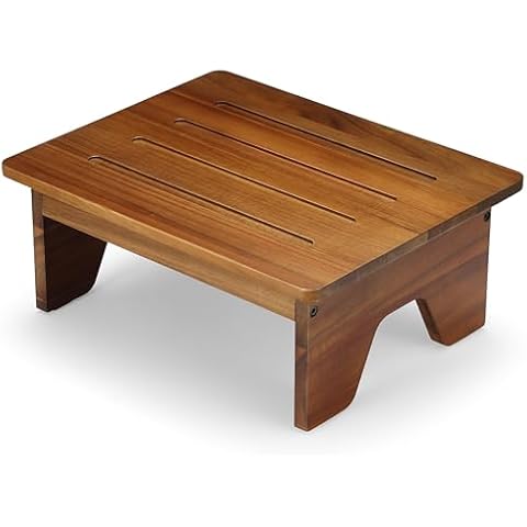 Perfnique 16cm Wooden Step Stool for Adults Cover