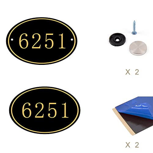 Docvania Customized Address Plaque Personalized House Number Decoration Home Office Hotel Apartment Courtyard Office Acrylic #TOP3