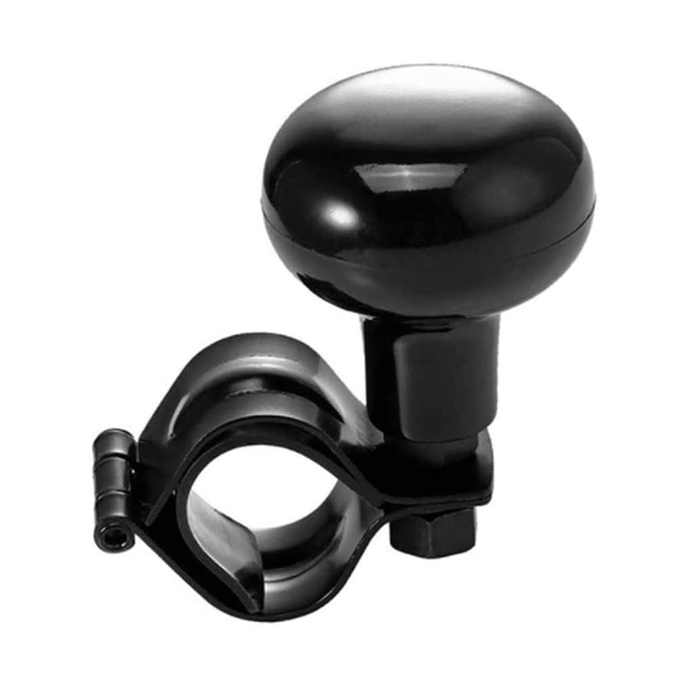 Universal Steering Wheel Knob Car Power Handle Spinner Booster Ball Aluminum Alloy with Bearing Iron Clip for Cars and Trucks