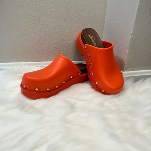 Liliana Women Jelly Closed toe Mule slide platform sandals (Runs Small)4