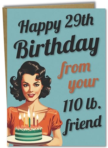 Katie Doodle - Funny Birthday Cards for Women, Friend (Handmade i...