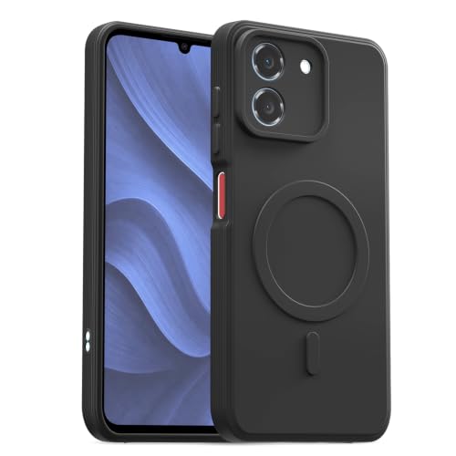 Image of Outlouders Back Cover for Ai Plus Pulse 2 | Soft Matte Silicone | Slim Fit | Magnetic-Safe Logo Design (Magnetic-Safe Not Compatible) | Shockproof | Camera Protection Bumper Case (Black)