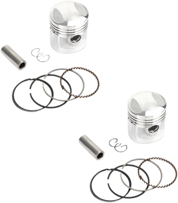 2x Engine Piston Rings Pin Kit 44mm 44.25mm 44.5mm Compatible With Automotive Motorcycle Parts CM125 CA125 CM CA 125 For Part Number 8K1927225B(44.25mm)