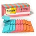 Post-it Pop-up Notes, Pink, Green, Blue, Orange, Accordion-style Sticky Notes for Dispensers, Call out Important Information, 3 in. x 3 in, 18 Pads/Pack, (R330-18CTCP)
