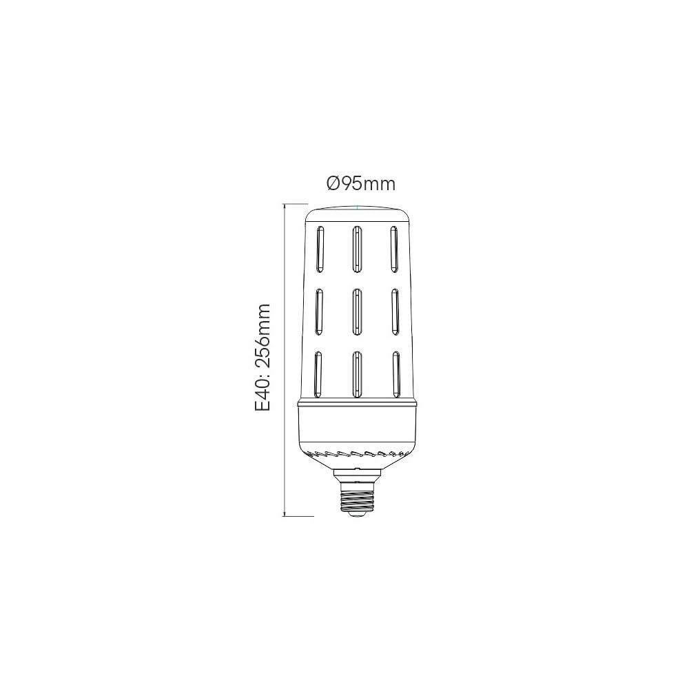 ARIA 50W. 360º E40 2700K 5400Lm