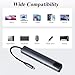 6 in 1 Type C to HDTV Adapter, USB C Hub with LAN Port, 4K HDMI Output USB C Adapter Compatible with MacBook Series, Chromebook, Laptop, Mouse, Keyboard, Flash Drive, Hard Disk