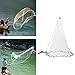 The Perfect Part Fishing Net - Nylon Cast Nets for Fishing with Zinc Sinkers, Heavy Duty Casting Net for Saltwater & Freshwater for Bait, 3ft Radius Strong Mesh Easy Throw Fish Net for Fishing