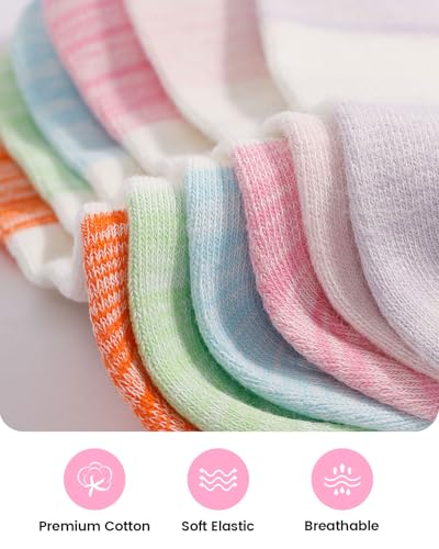 Image of IDEGG No Show Socks For Women and Men 12 Pairs Casual Low Cut Socks Anti-slid Athletic Cotton Socks with Non Slip Grip
