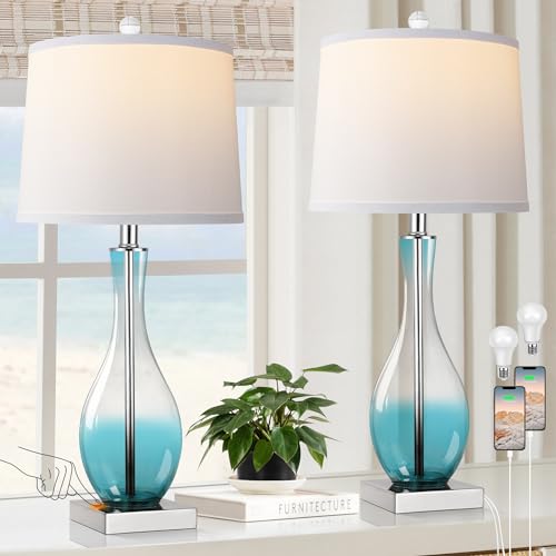 WIHTU Table Lamps Set of 2 with Touch Control, 27