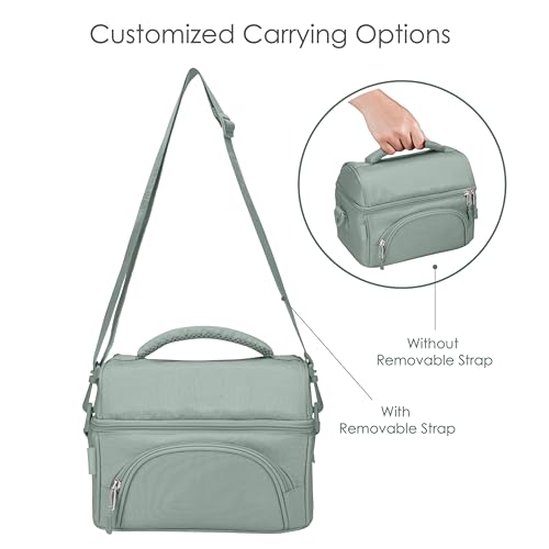 Image of Bentgo Deluxe Insulated Lunch Bag with Adjustable Strap & Outer Pocket